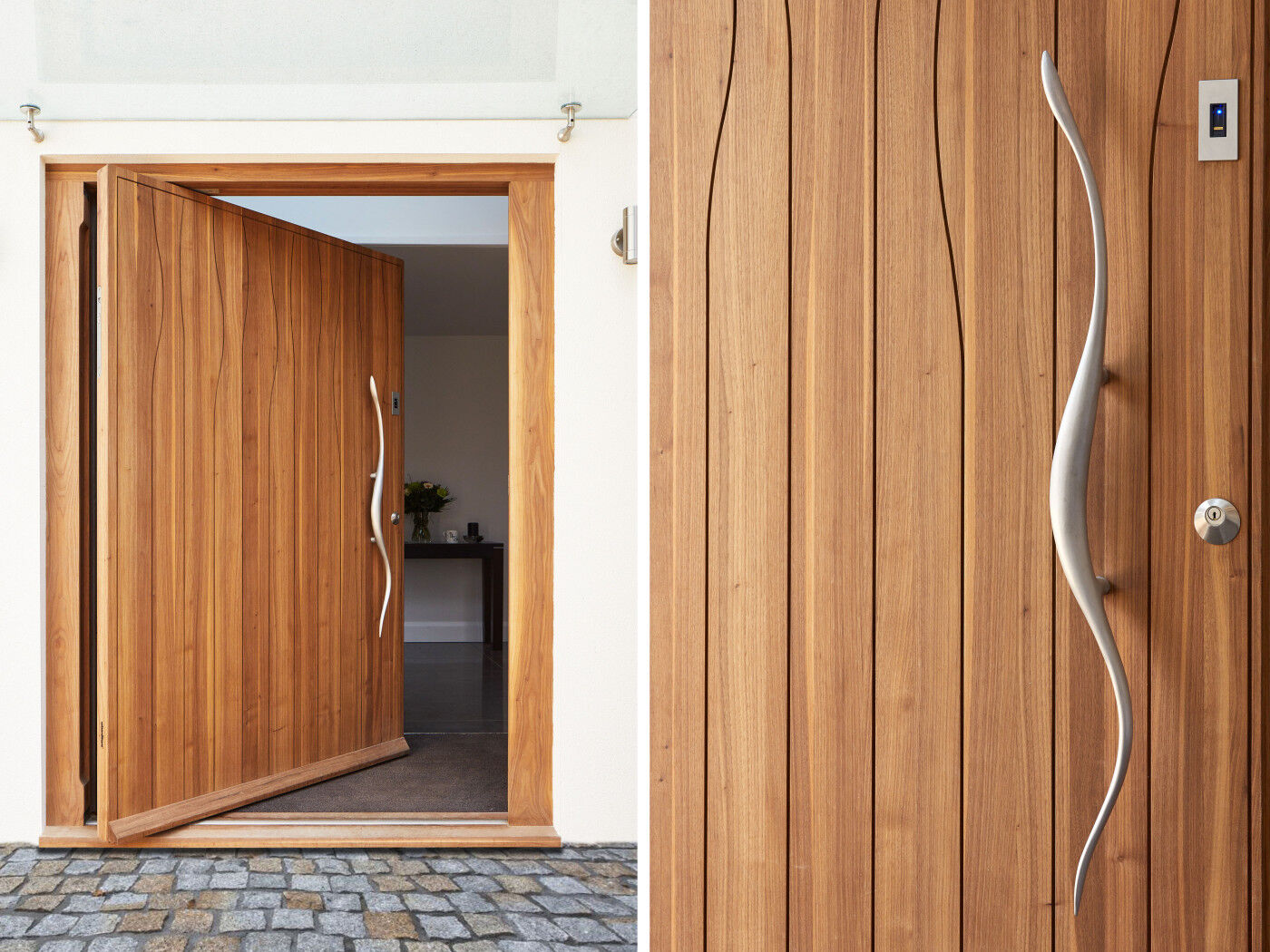 Our Wav design door takes centre stage in this house
