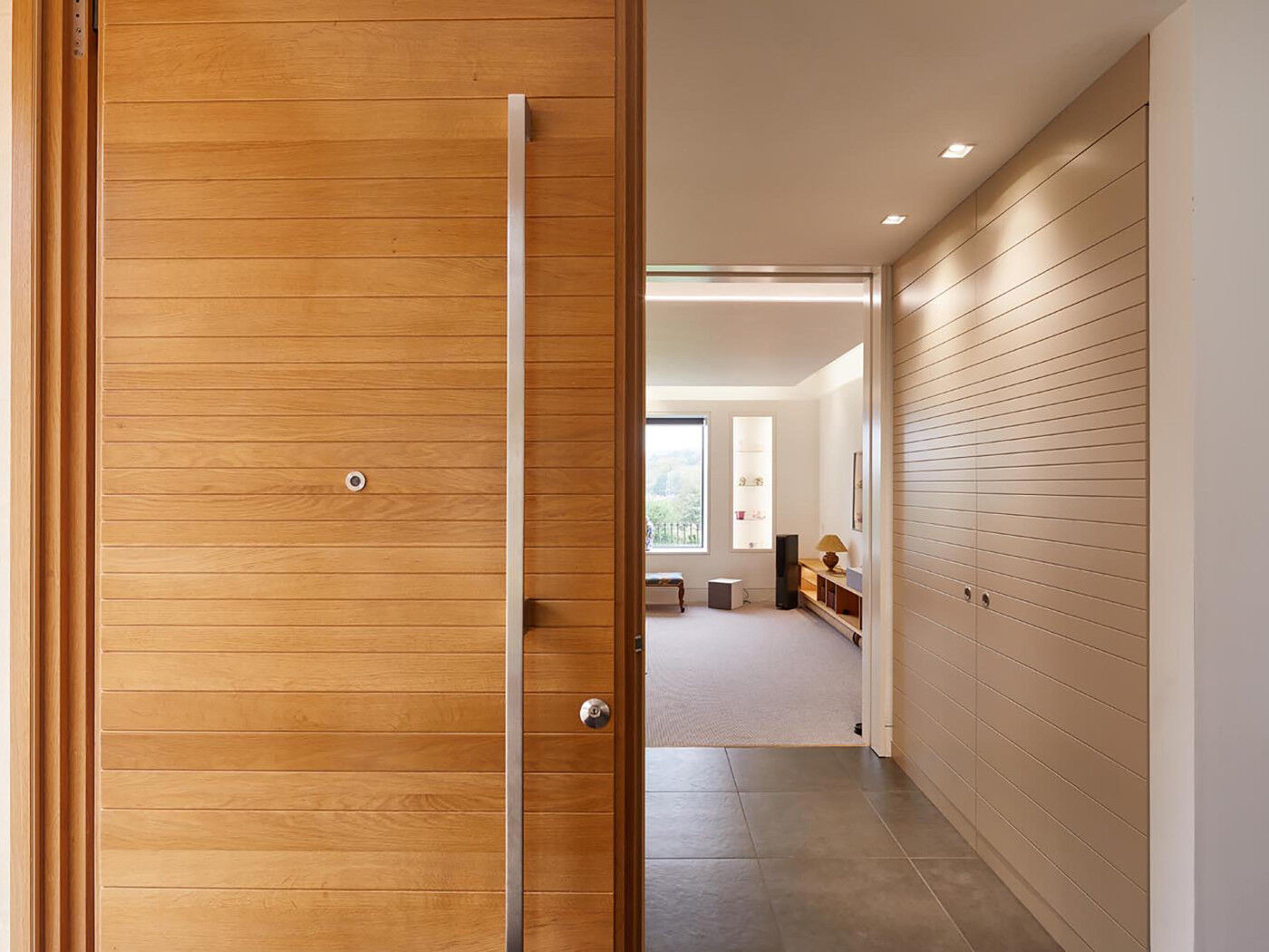 passive house door internal view