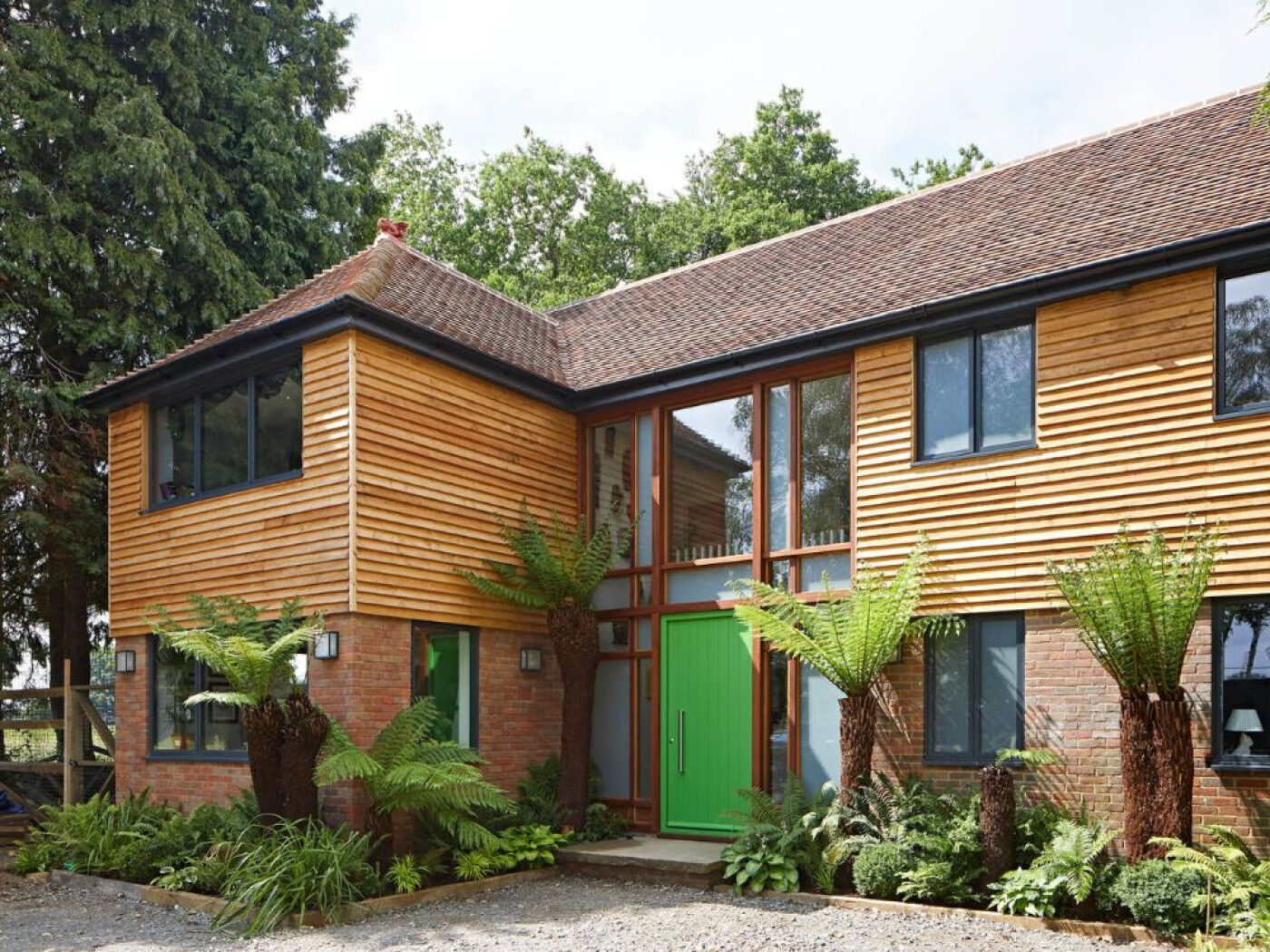 Green porto door with option 8