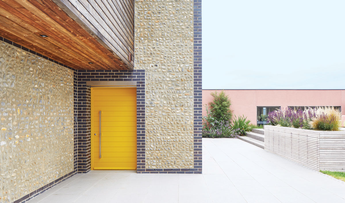 colour front doors yellow header Urban Front