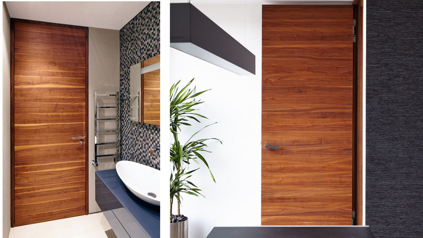 Internal walnut door