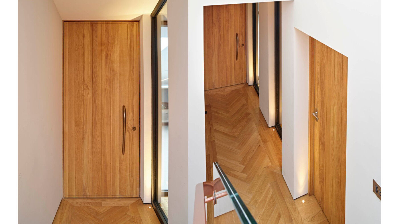 Fire-rated (FD30) Porto design in European oak (varying sizes)
