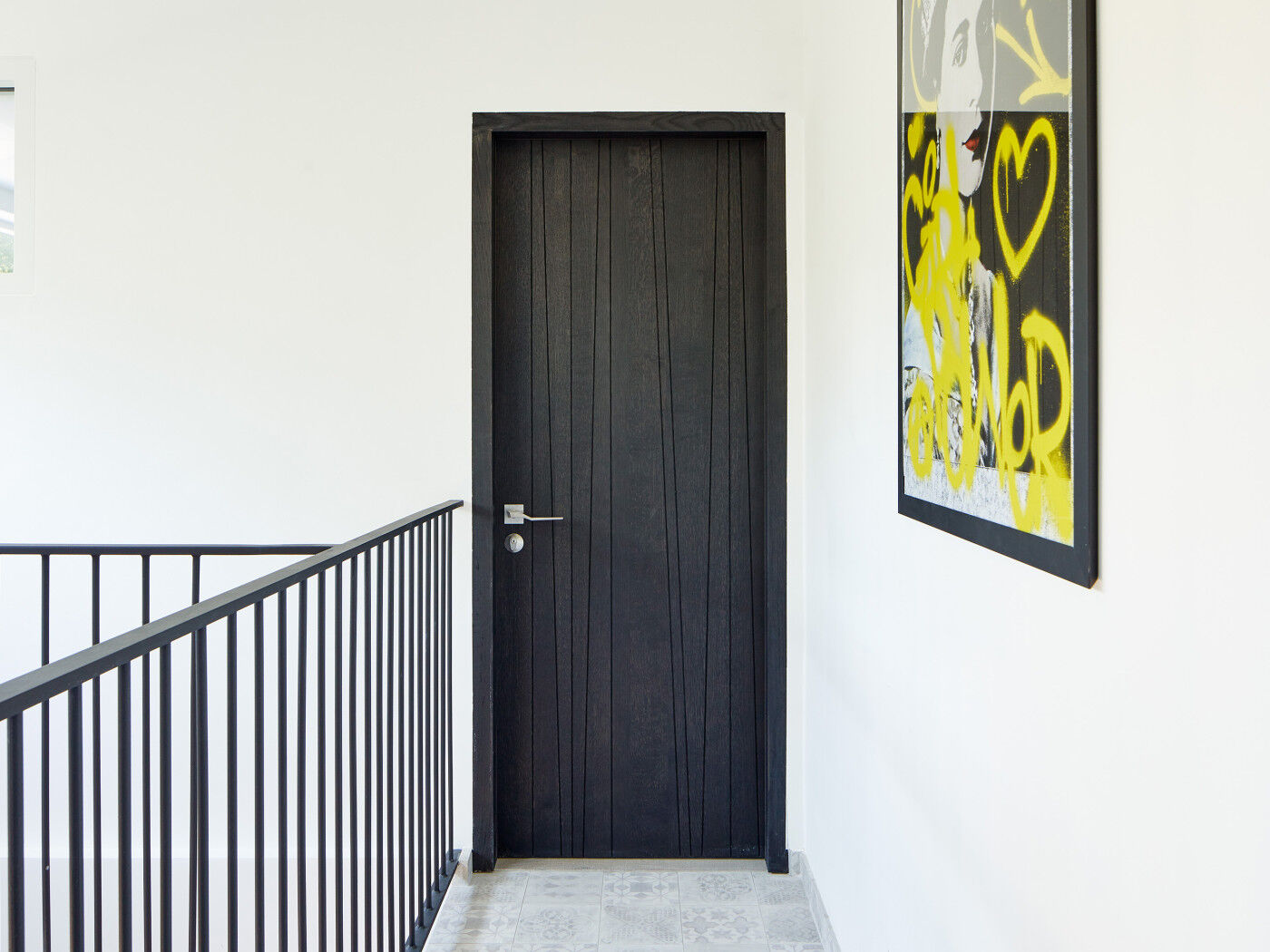 Milano V in oak with ebony oil | internal door