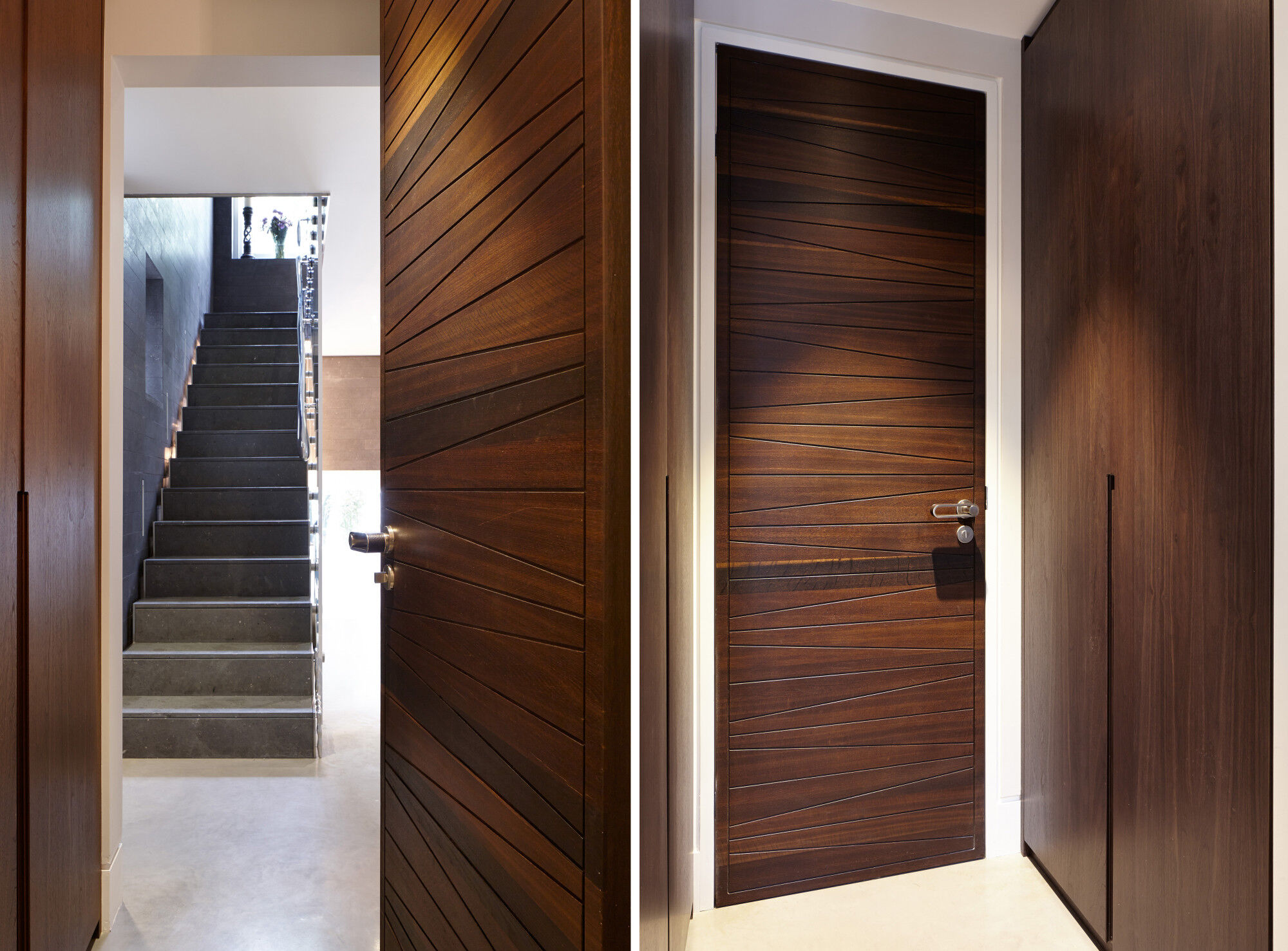 MIlano internal door in American Black Walnut