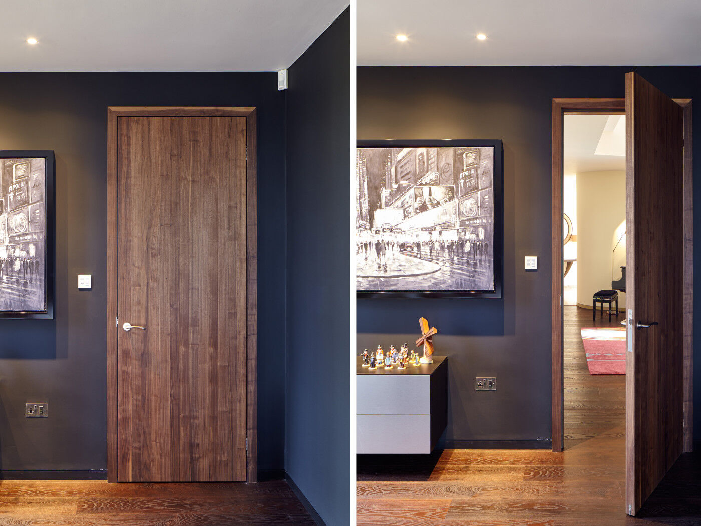 Raw internal door | American black walnut | Urban Front