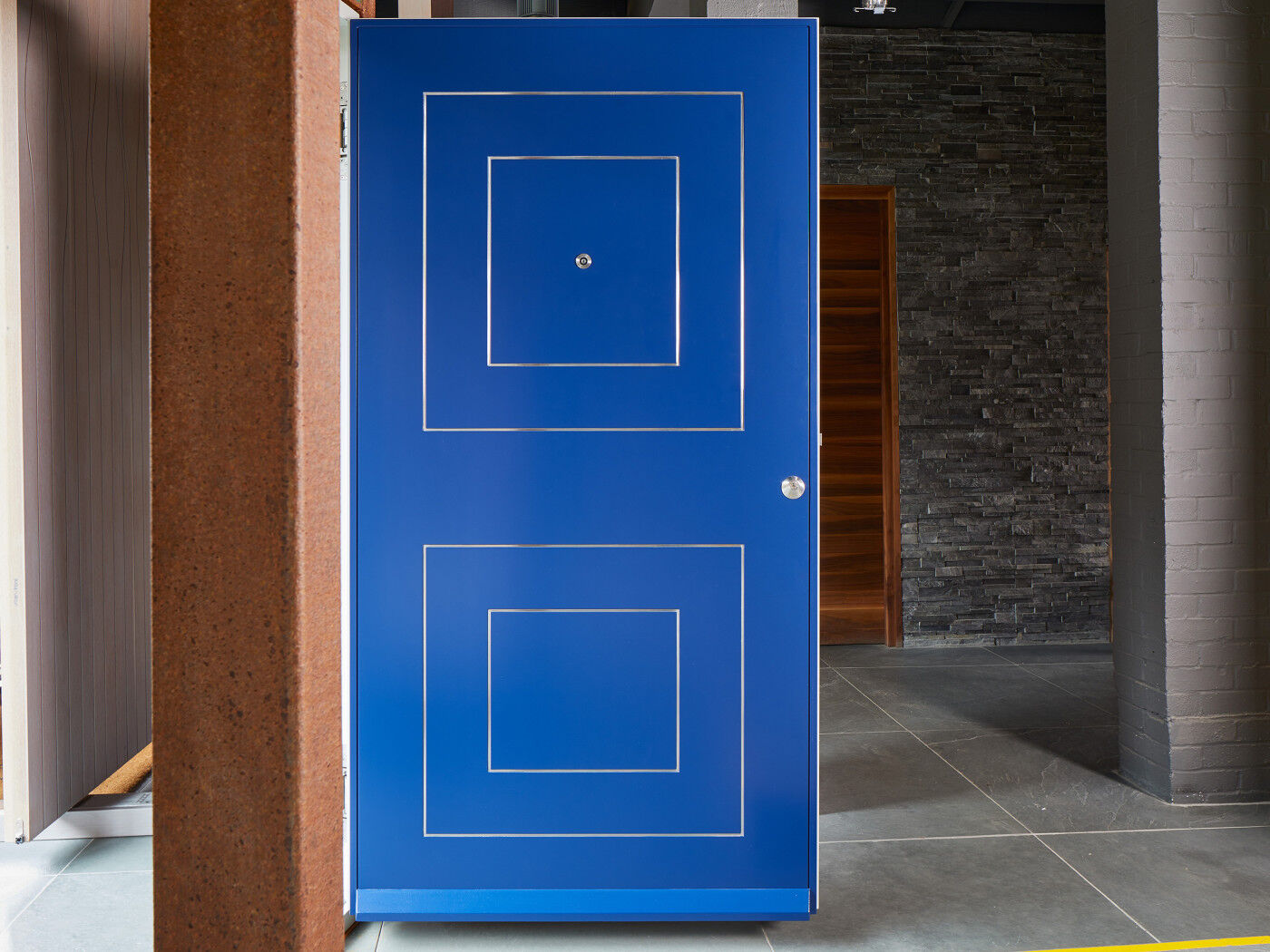 form front door painted blue