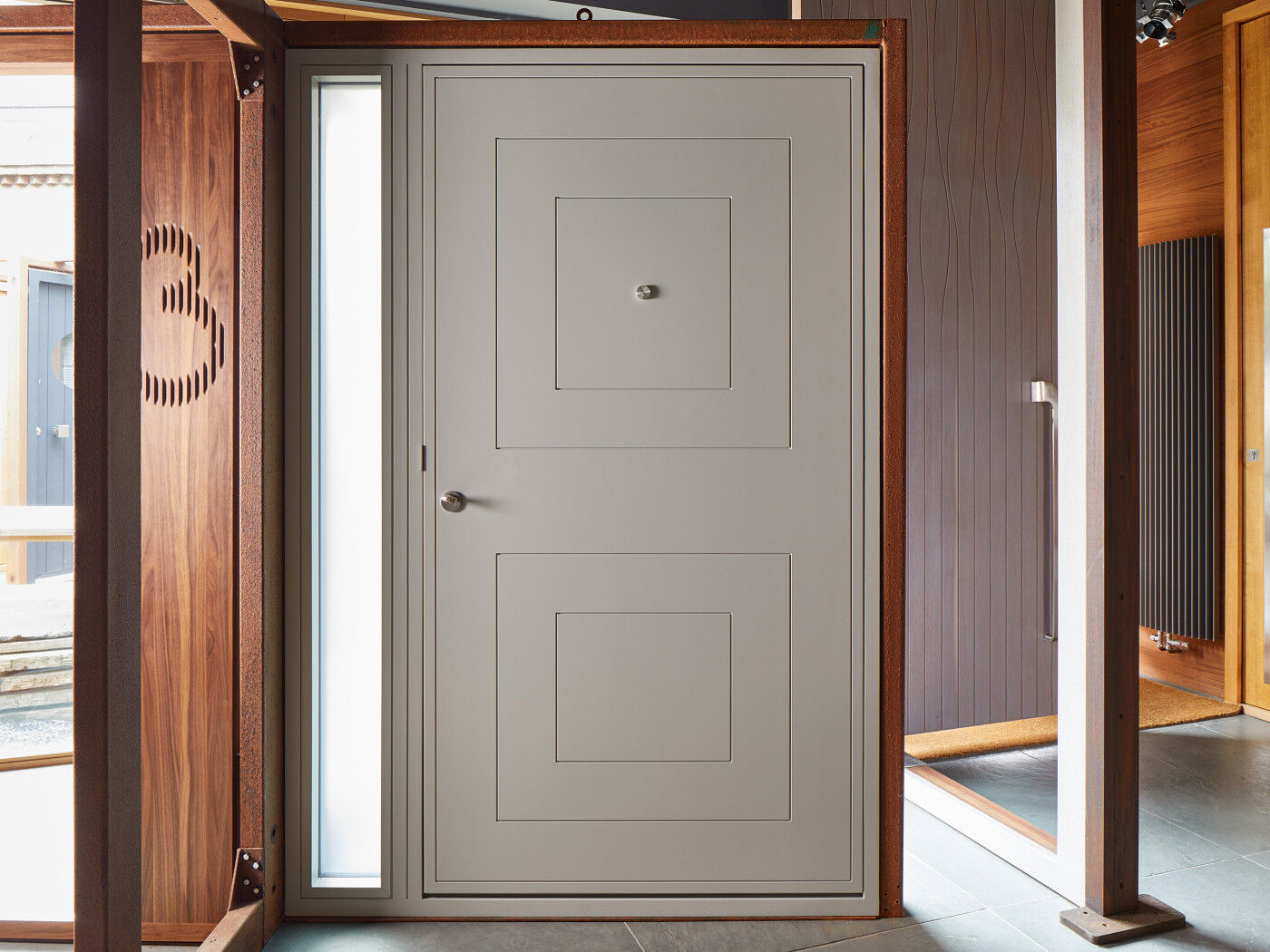 form front door painted white