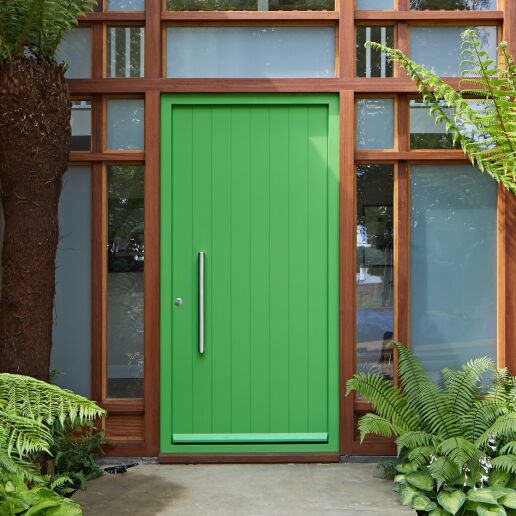 Porto painted in RAL green 6018 with option 8 handle