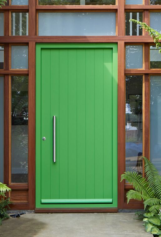 Porto painted in RAL green 6018 with option 8 handle