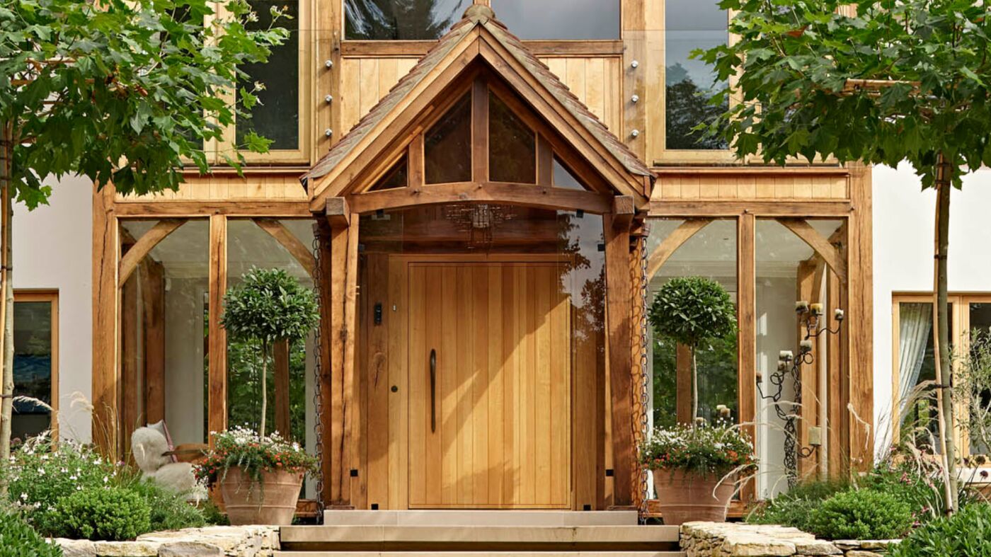 Porto pivot in oak with bronze BZ4 handle