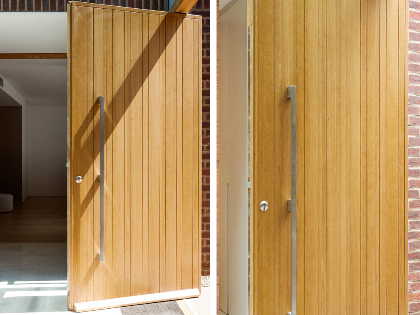 In European oak, the design detail of the Rondo V really pops out