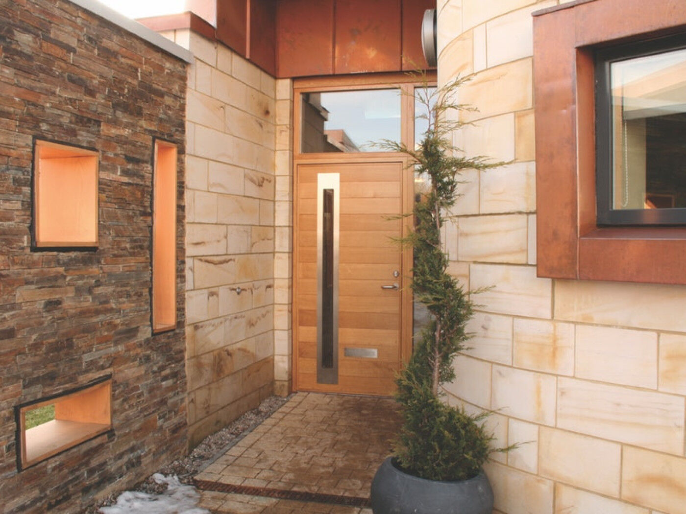 Sorrento front door | Western Red Cedar 