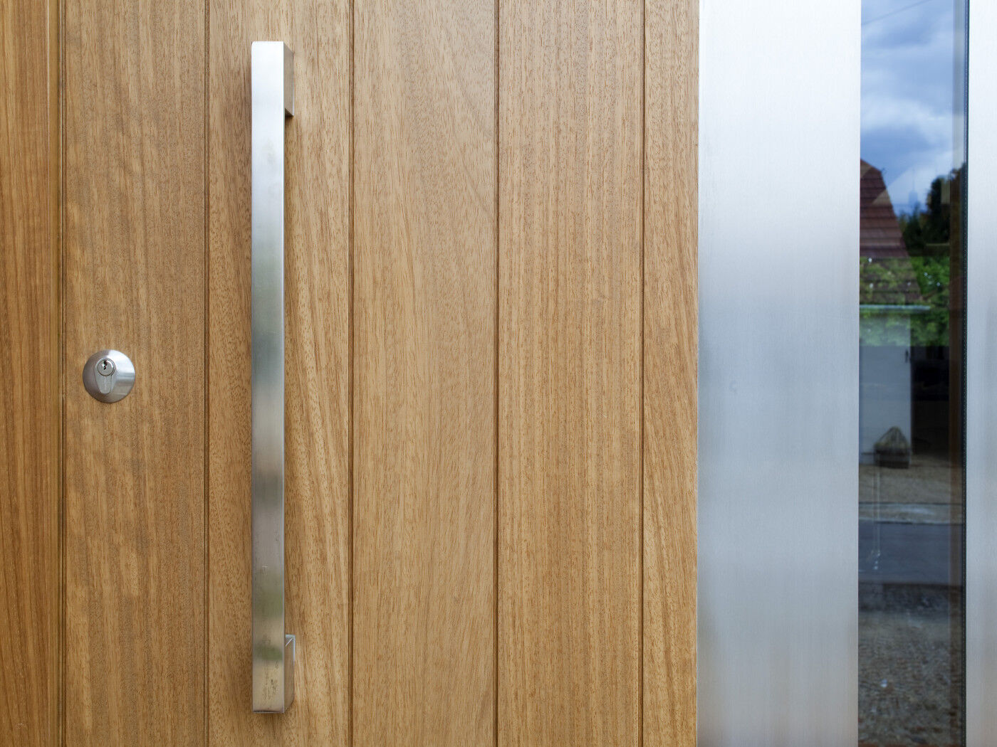 Sorrento Front Door | Vertical Grooves