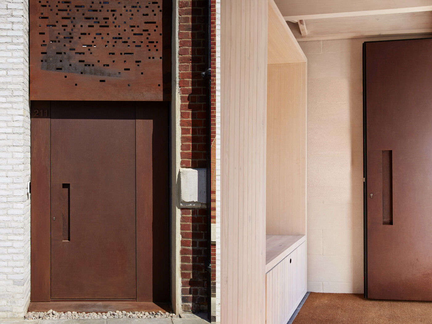 A beautifully modern entrance way