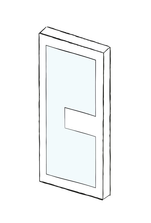 Contemporary internal doors - Ice | Urban Front