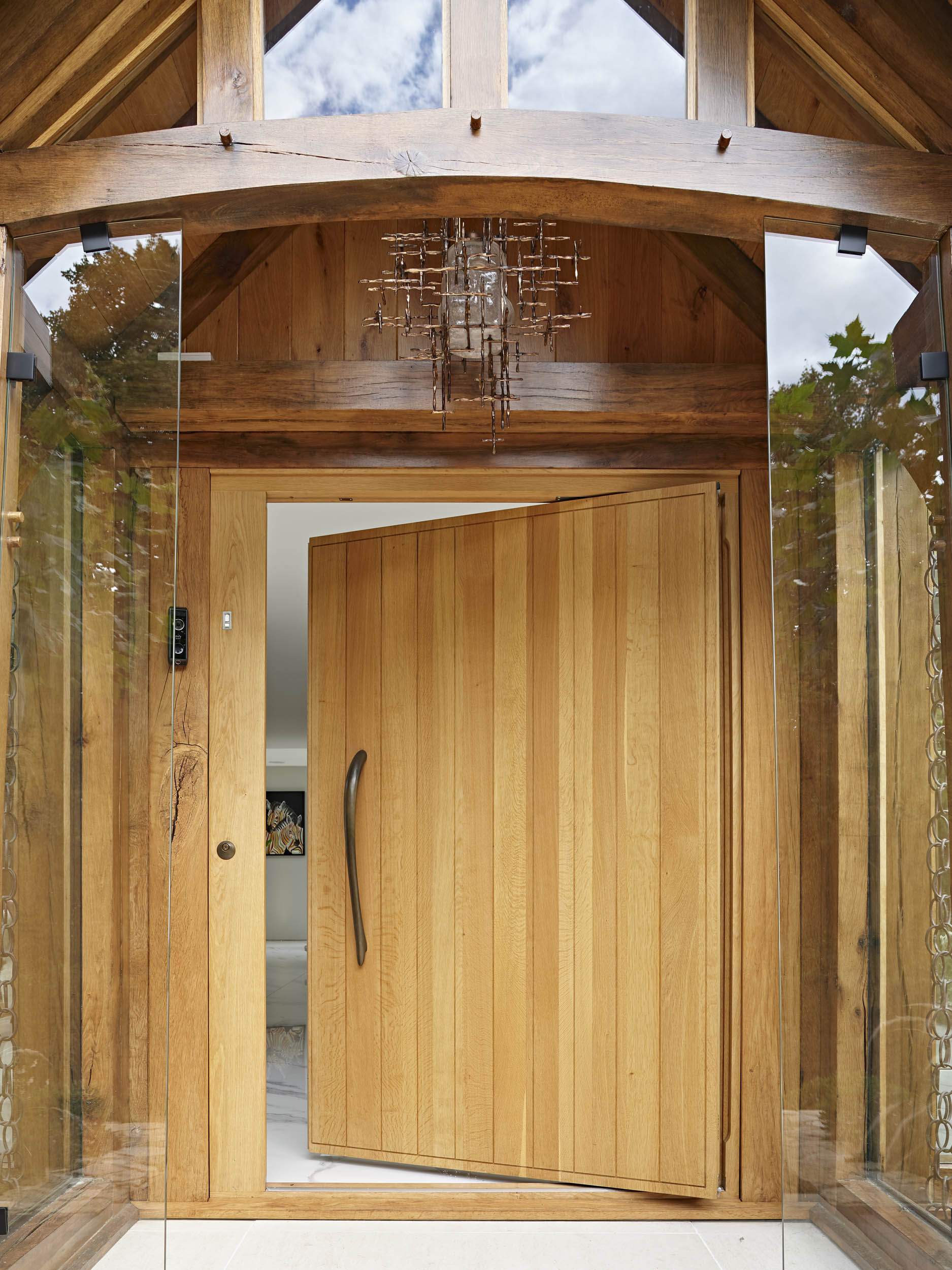 Porto European oak front door