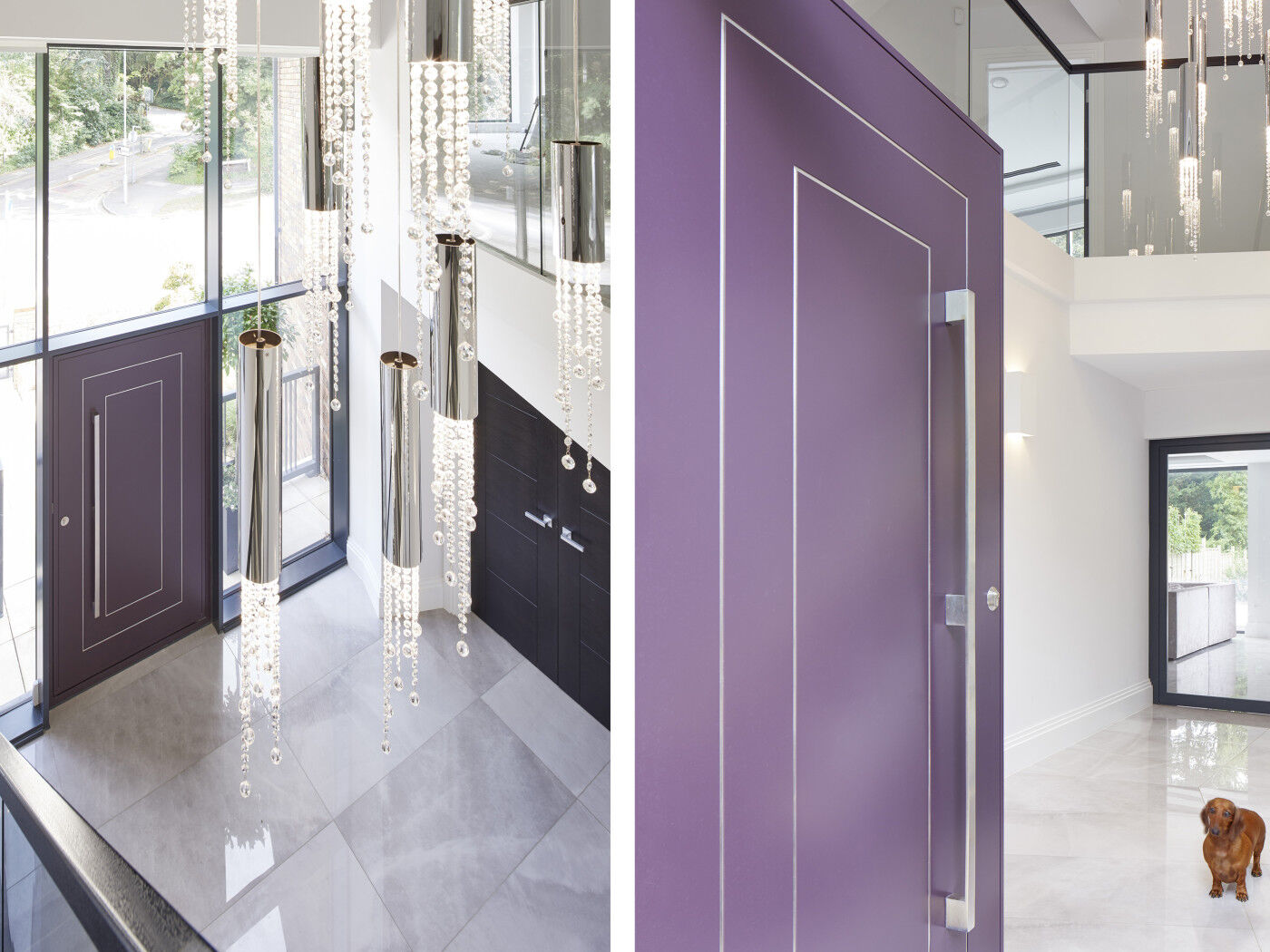 form V front door in RAL