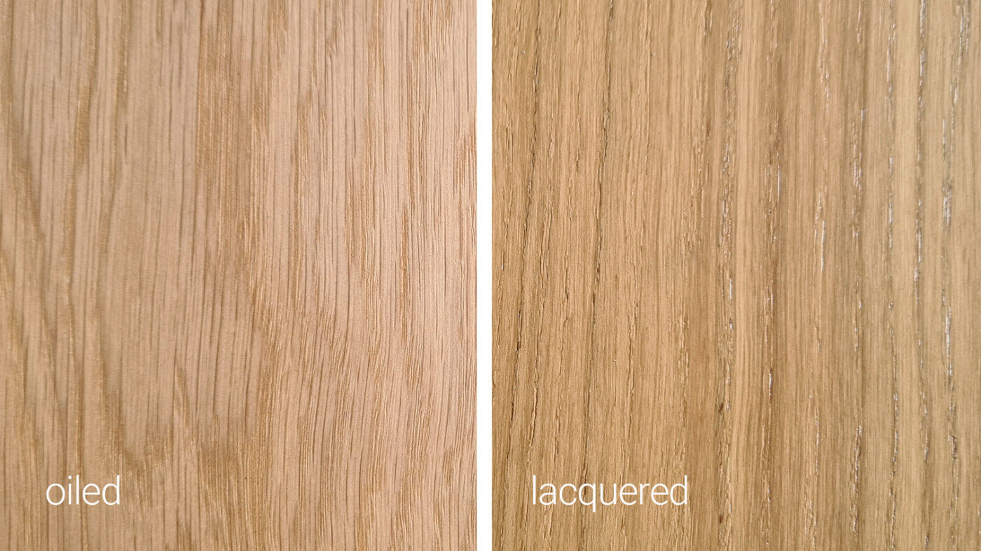 oil lacquered oak