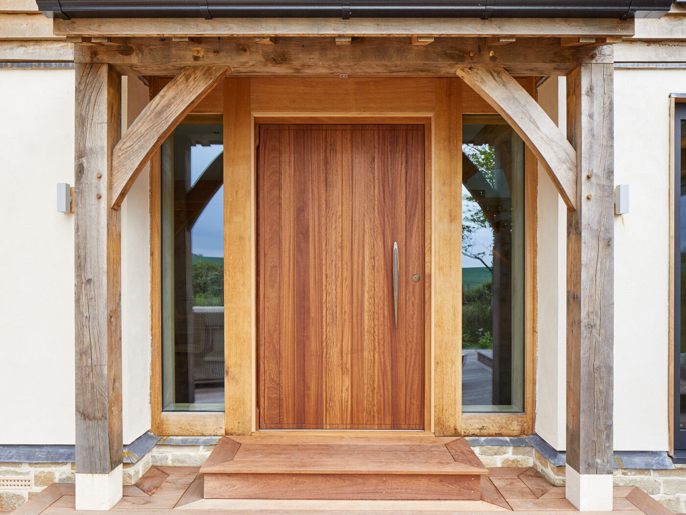 Two glass side panels (sidelights) | Urban Front