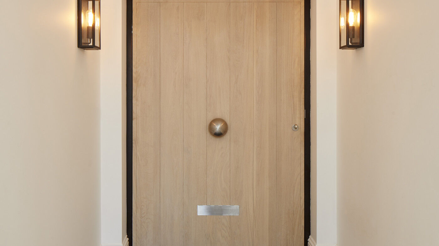 Porto front door | Oak | white oil finish | Urban Front
